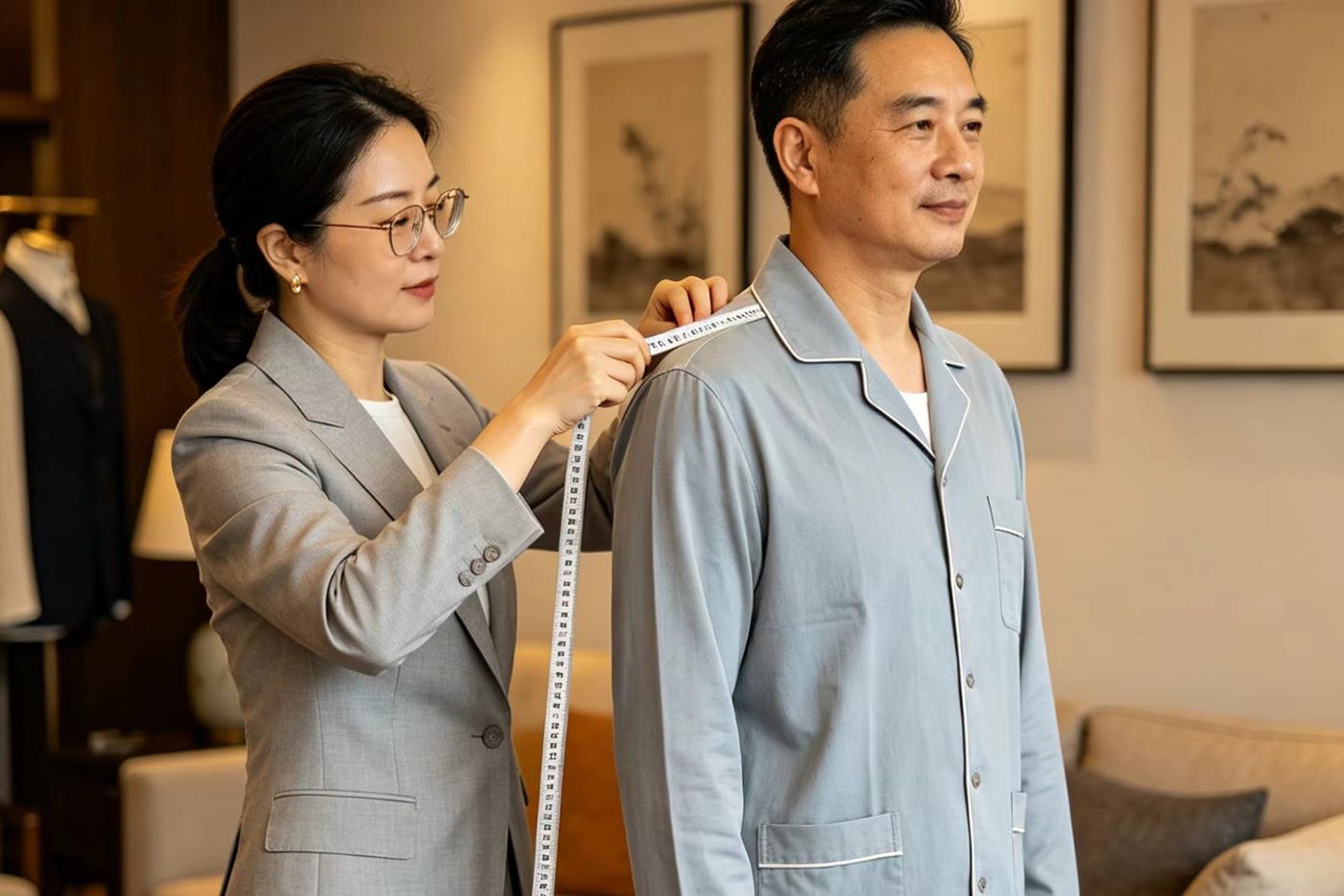 琪诺西服定制门店实拍